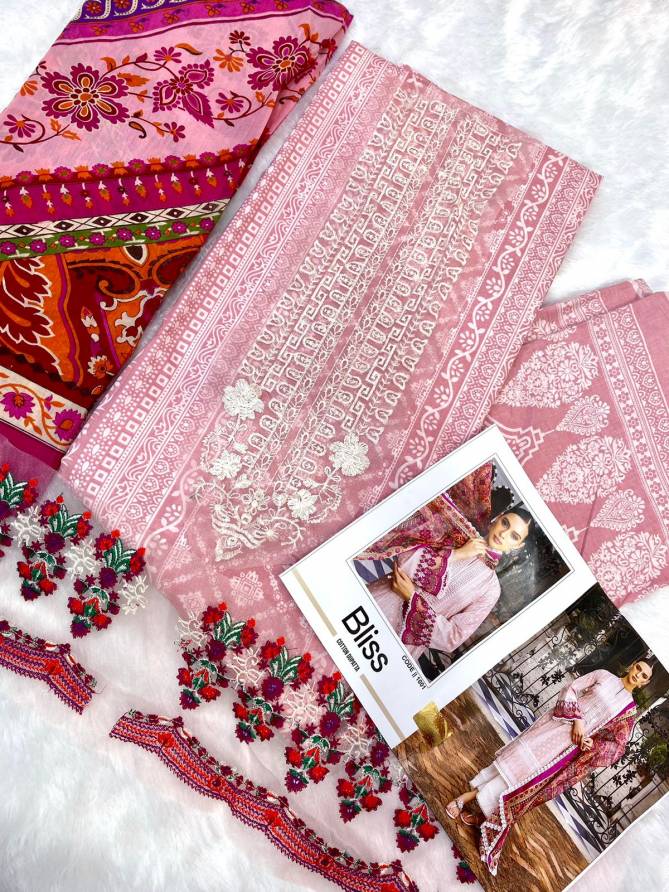 Bliss Vol 01 By Sharaddha Cotton Pakistani Suits Catalog